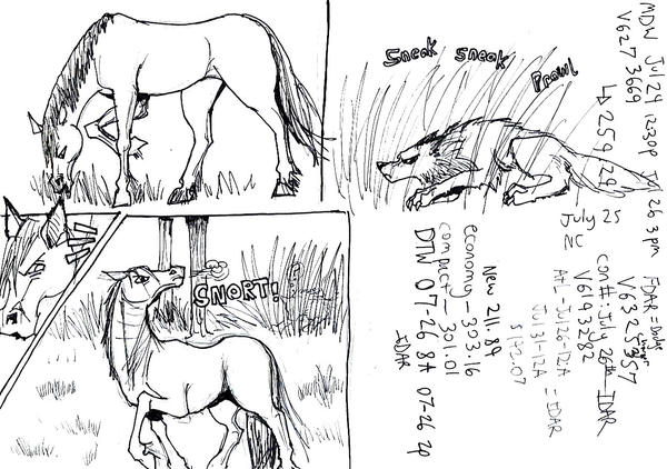 Wolf vs Horse pt 1