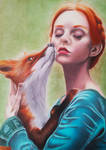 Girl and fox by Jaenelle-20 Girl and fox by Jaenelle-20