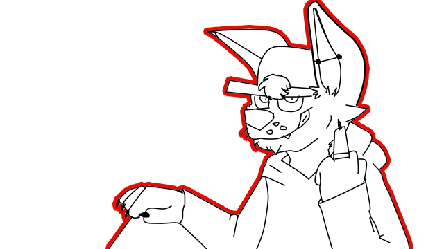 fennec fox giving middle finger base by StormoDoggo on DeviantArt