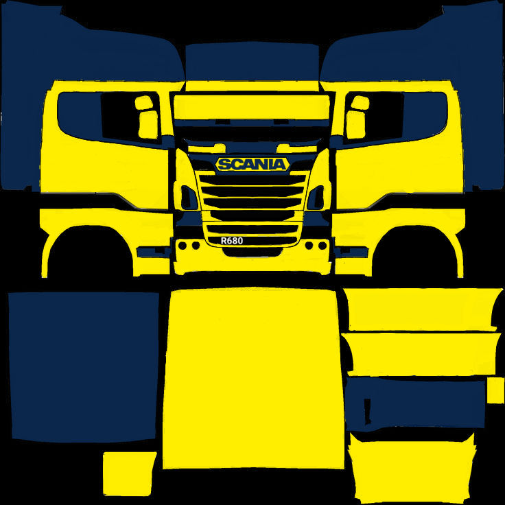 Toe3 Skin Scania R680 by ATP600TRUSTON on DeviantArt