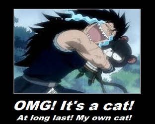 Gajeel's cat by CatCamellia