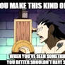 What has Gajeel seen?