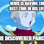 Whis discovers pancakes!