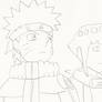 Naruto and Hinata Lineart