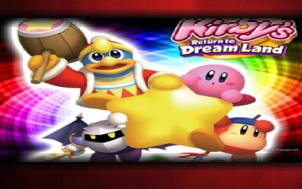 Kirby's Return to Dream Land Deluxe - Team Kirby Wallpaper - Cat