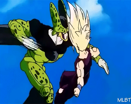 Gohan vs Cell gif by CatCamellia on DeviantArt Gohan vs Cell gif by CatCamellia on DeviantArt