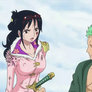 Zoro X Tashigi gif