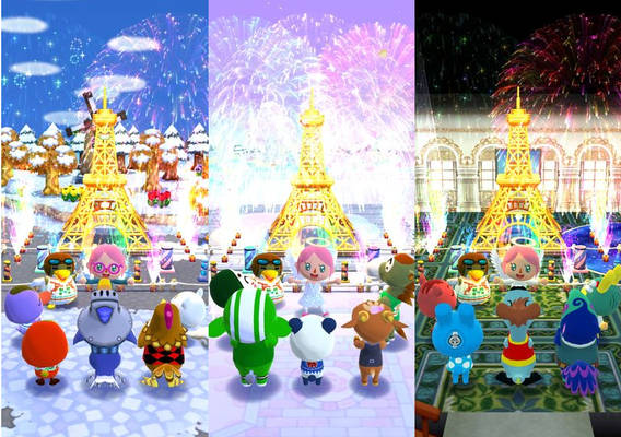 Fireworks Event in Animal Crossing Pocket Camp