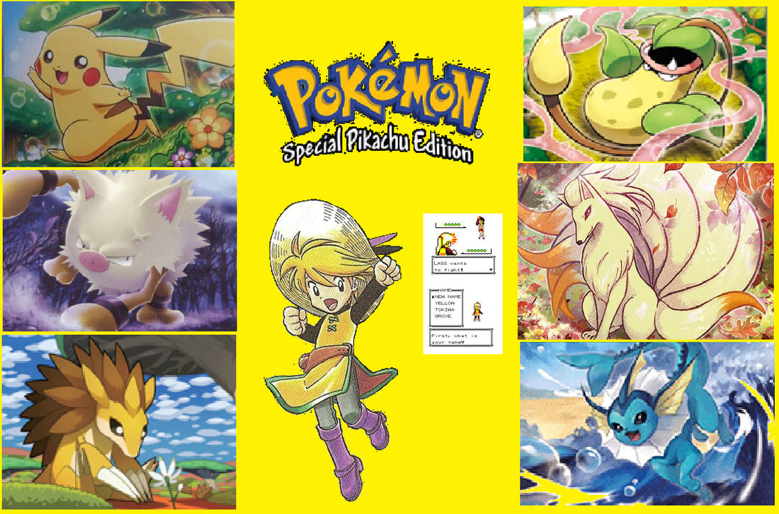 My Pokemon Yellow Team by CatCamellia on DeviantArt