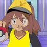 Mirabelle with a Pokeball