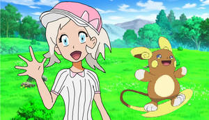 Elizabeth and her Alolan Raichu