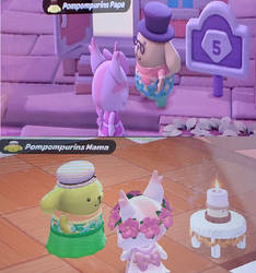 Pompompurin's parents come for a visit
