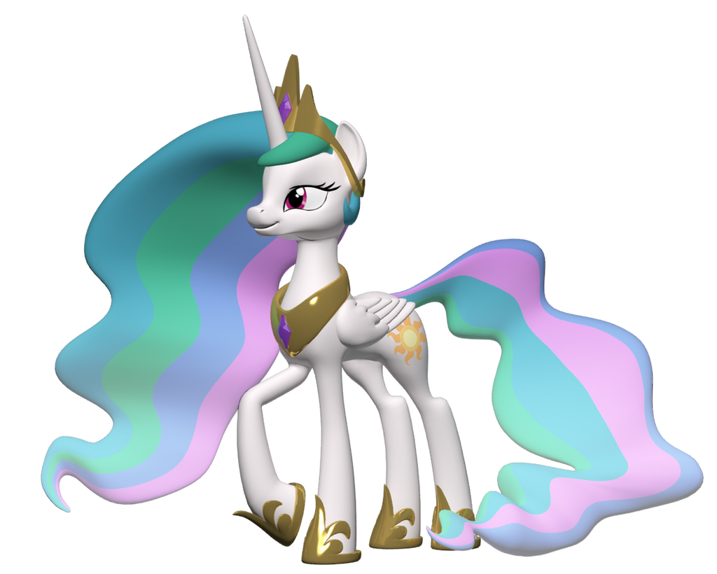 Princess Celestia 3D Model