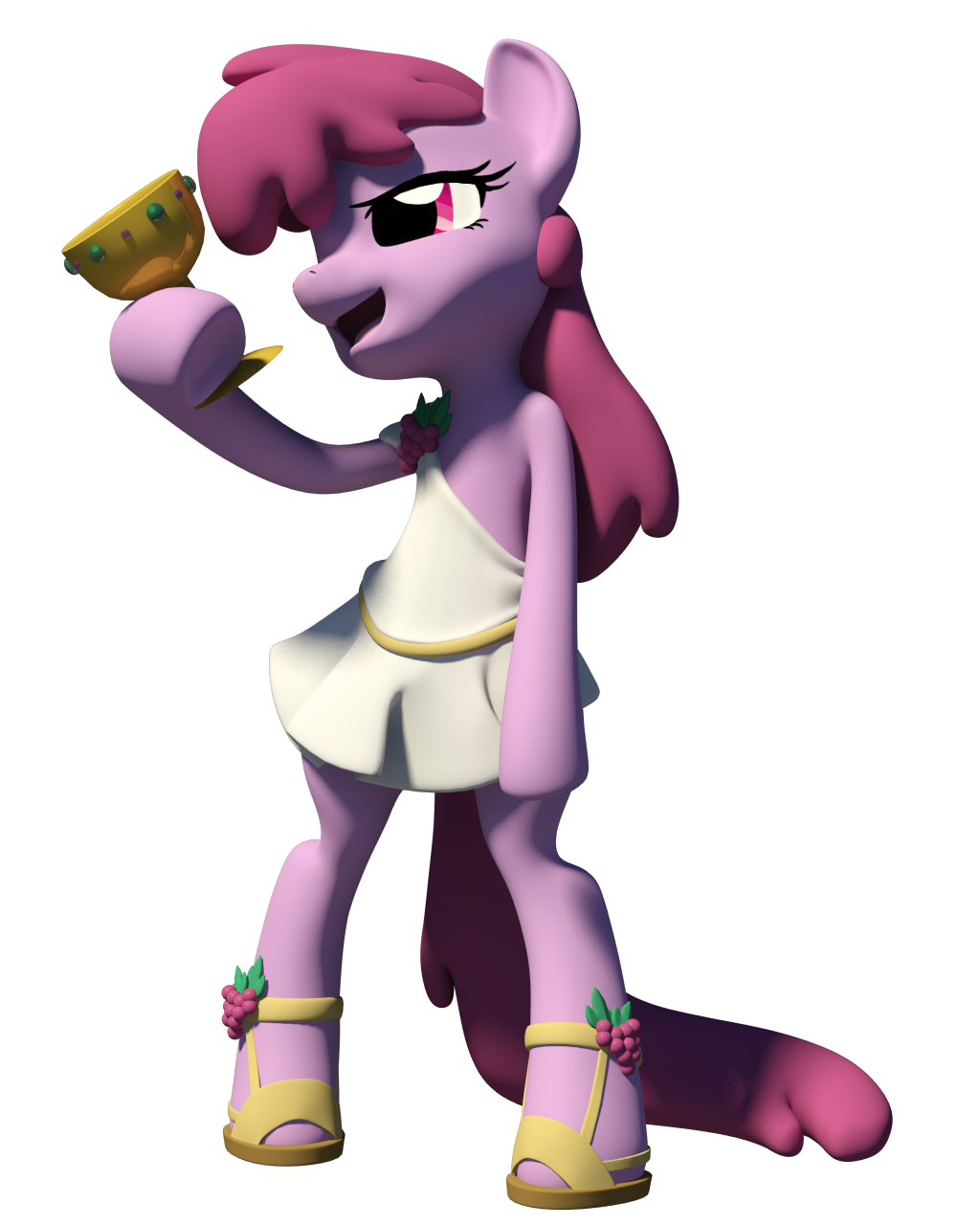 Berry Punch 3D Render