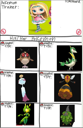 Posie's Pokemon Team