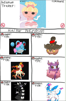 Cinter's Pokemon Team