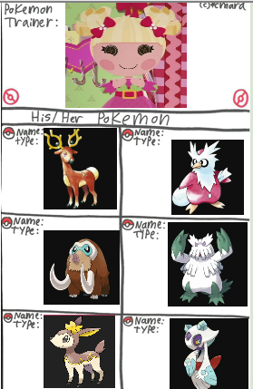 Holly's Pokemon Team