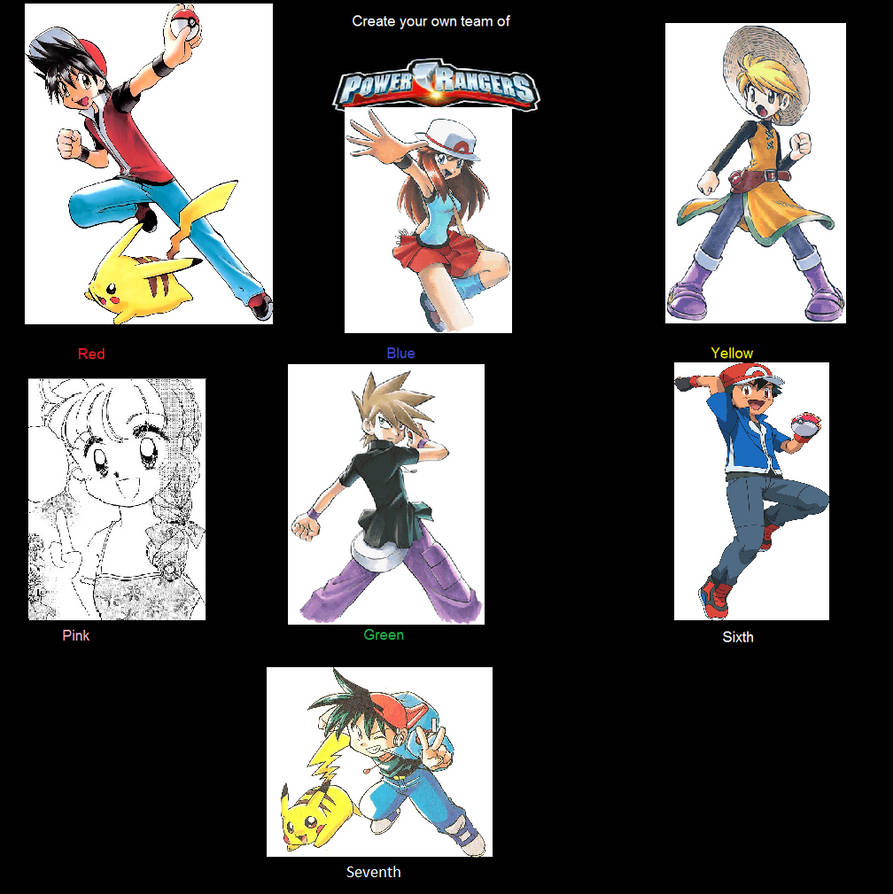 Power Rangers Pokemon Foce (Kanto) by EmeraldZebra7894 on DeviantArt