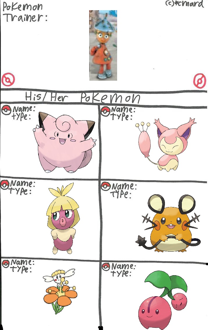 Rusty's Pokemon Team