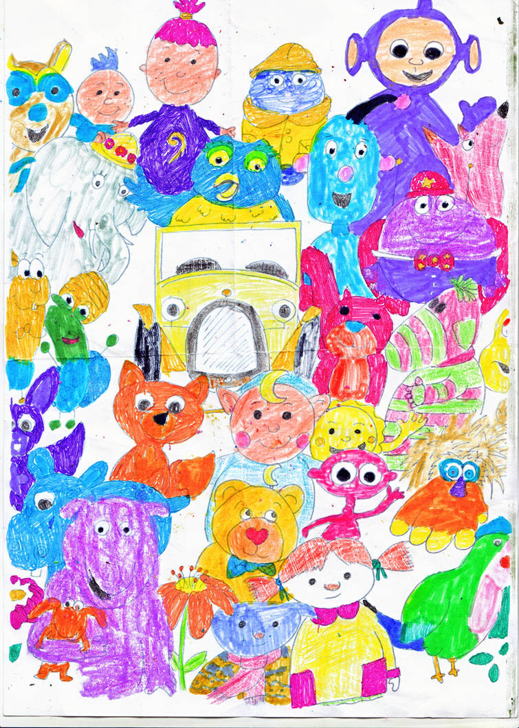 CBeebies Characters (in color) by EmeraldZebra7894 on DeviantArt