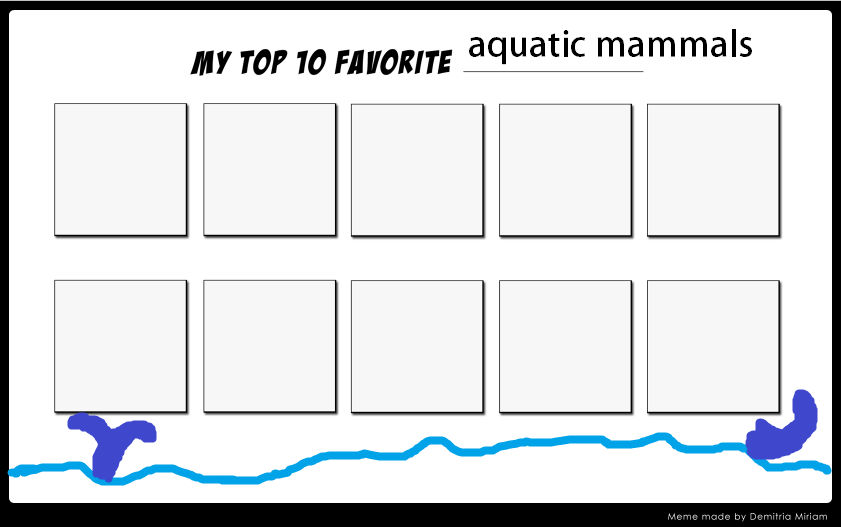 Top 10 Your Favorite Aquatic Mammals by EmeraldZebra7894 on DeviantArt