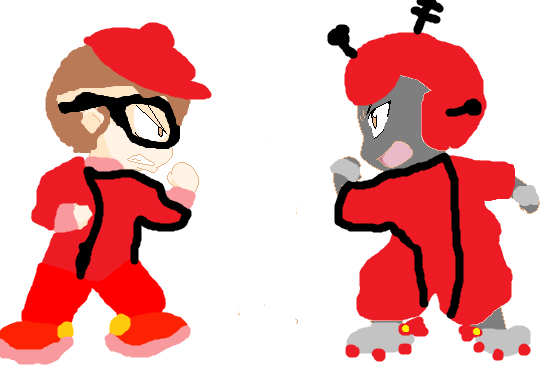 Robber Red Robber Red VS Red Robot by EmeraldZebra7894 on DeviantArt