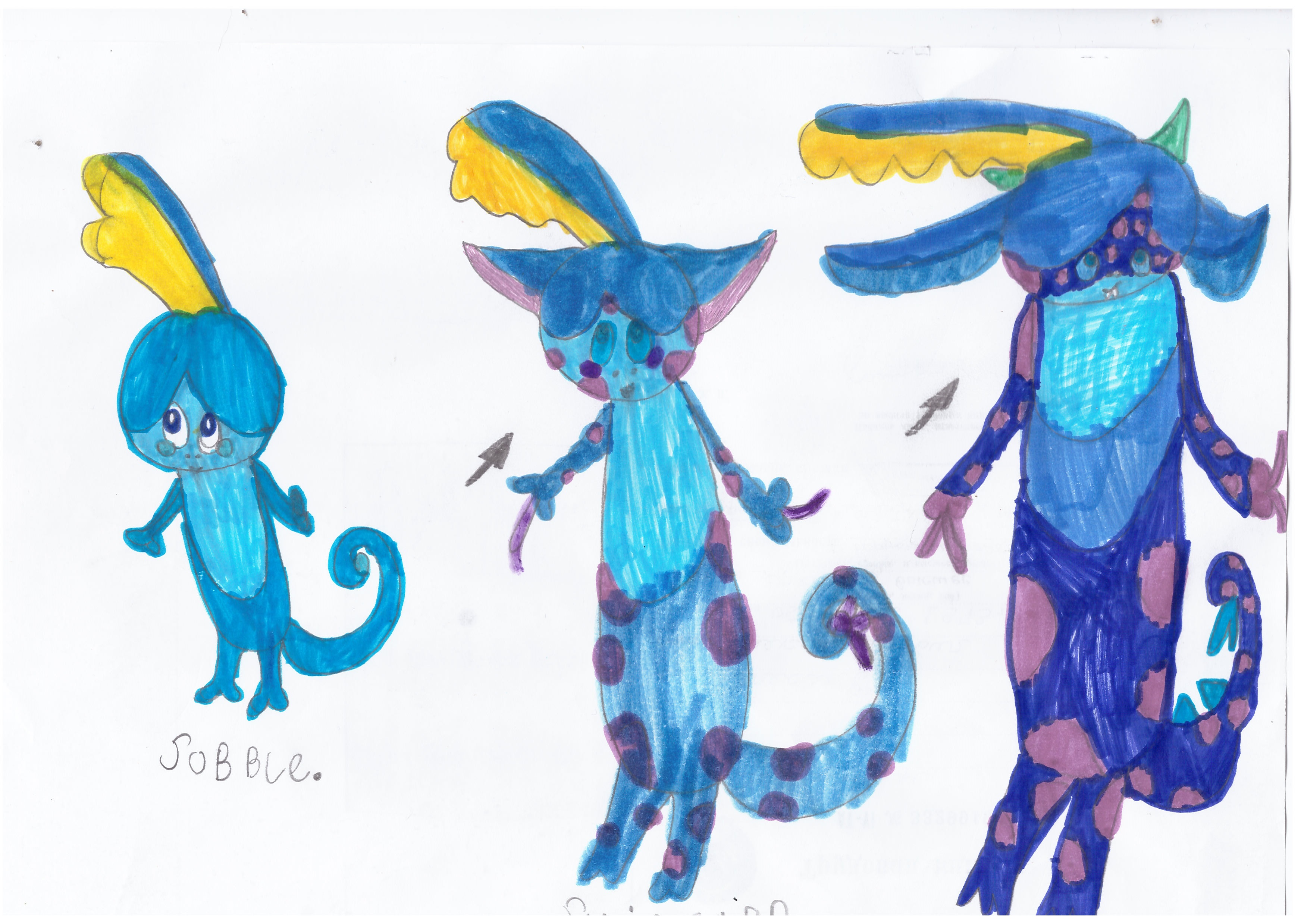 My Sobble's Evolusion Line by EmeraldZebra7894 on DeviantArt