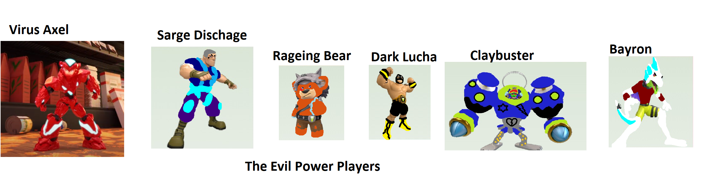 Evil Power Players by EmeraldZebra7894 on DeviantArt