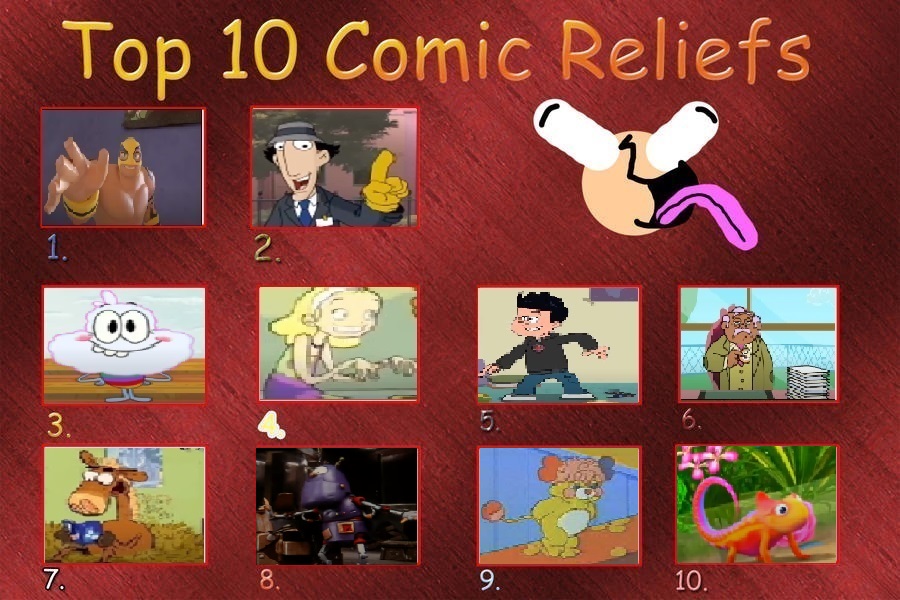 My Top 10 favourite Comic Reliefs by EmeraldZebra7894 on DeviantArt