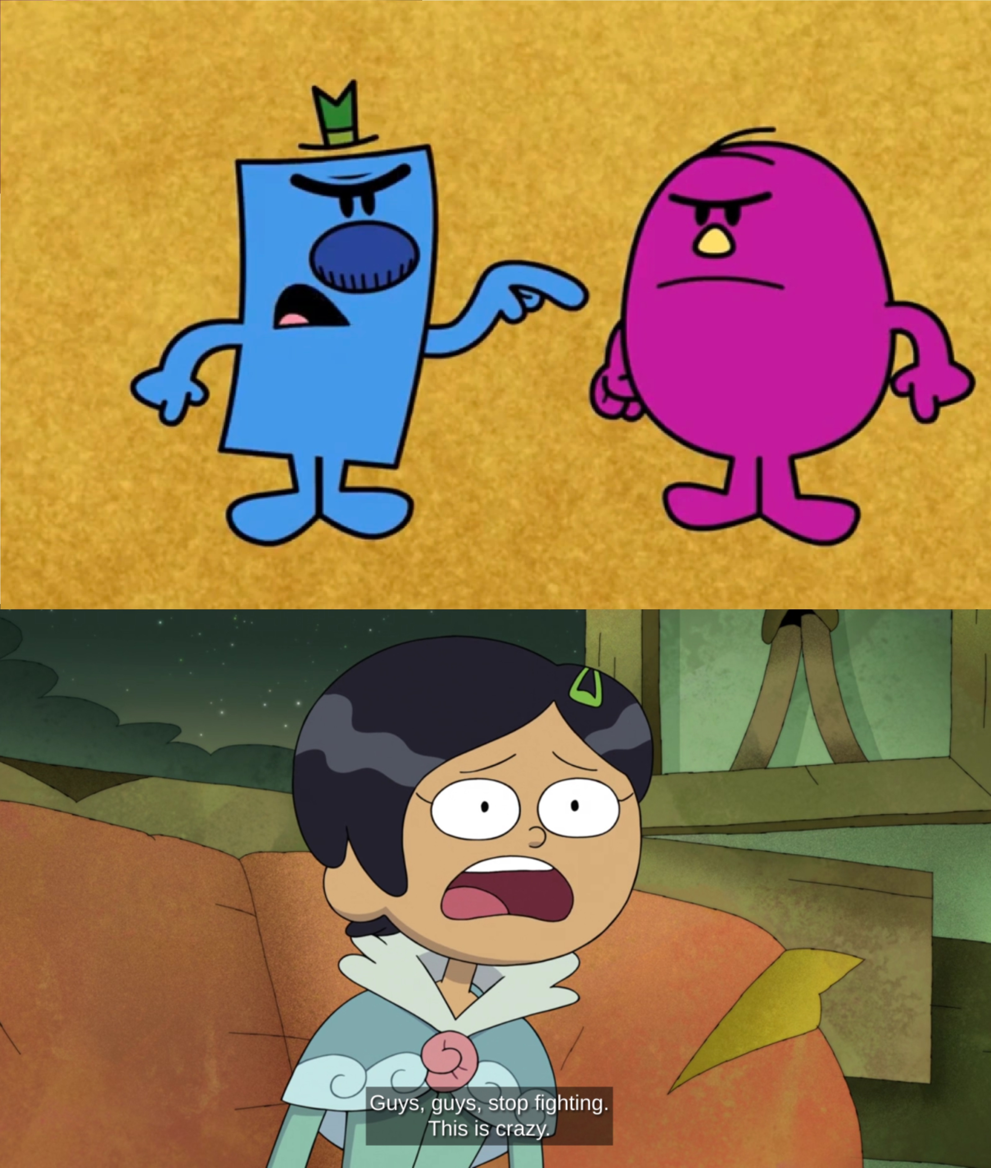 Marcy Breaks Up Mr. Grumpy and Mr. Stubborn's Argu by EmeraldZebra7894 ...