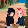 SasuSaku and kitten