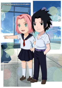 SasuSaku. Look!