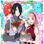 Birthday greetings from me and SasuSaku