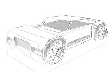 Car sketch