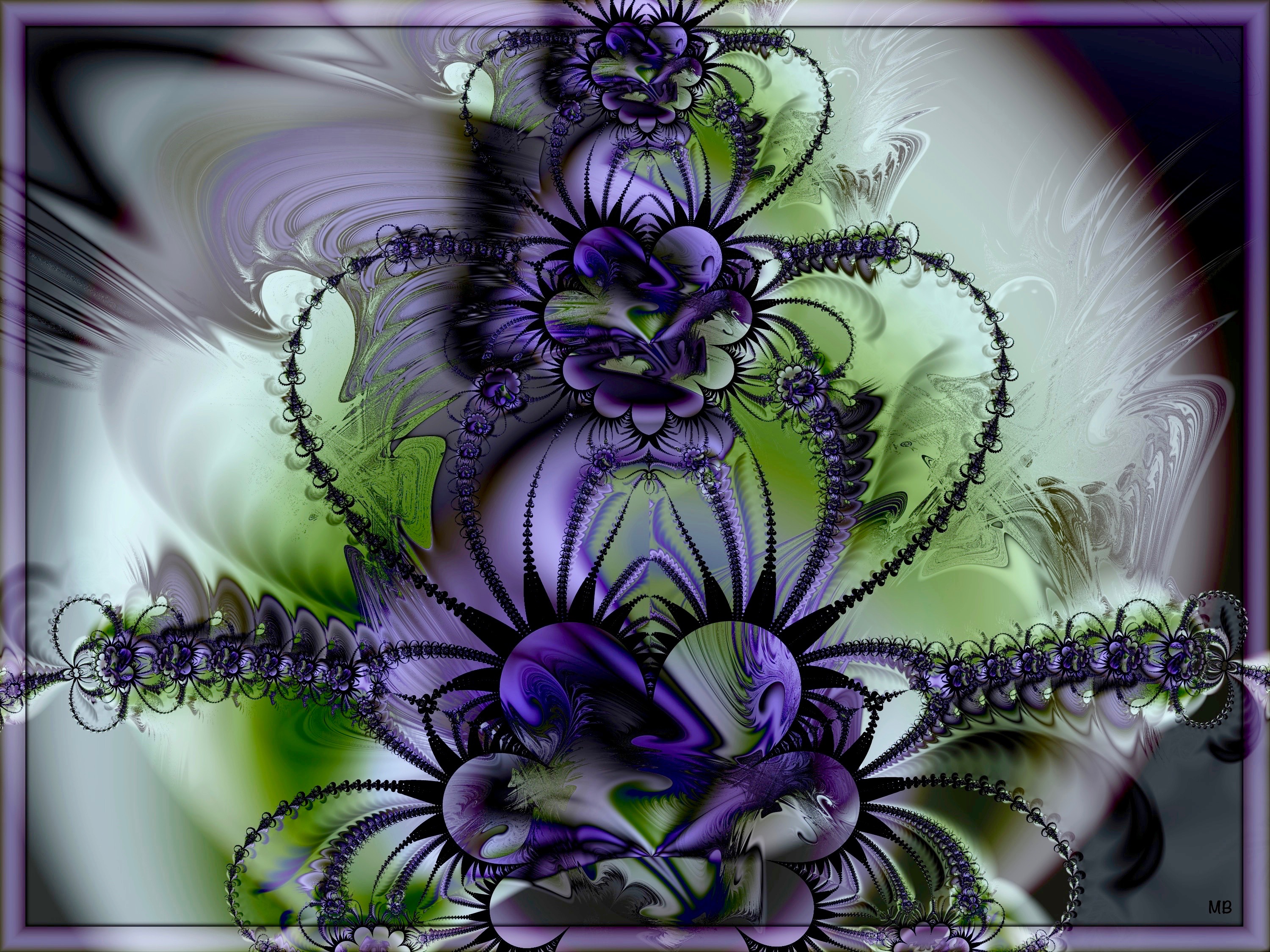 Purple flower arrangement