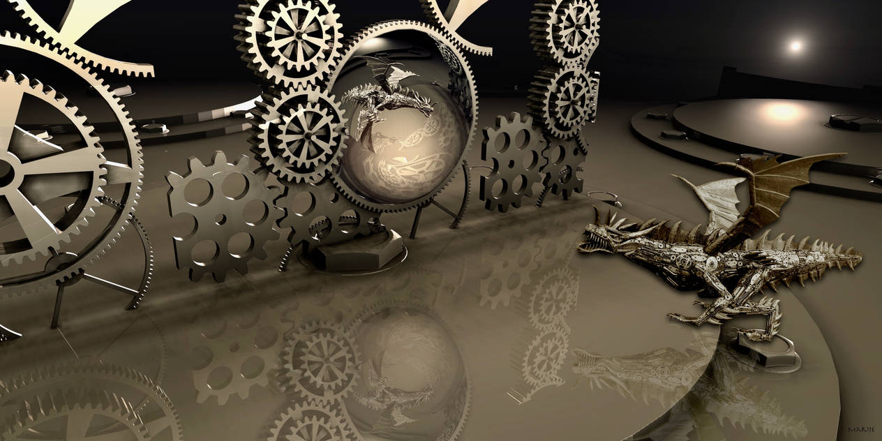 Bionic Dragon World ... by marijeberting on DeviantArt