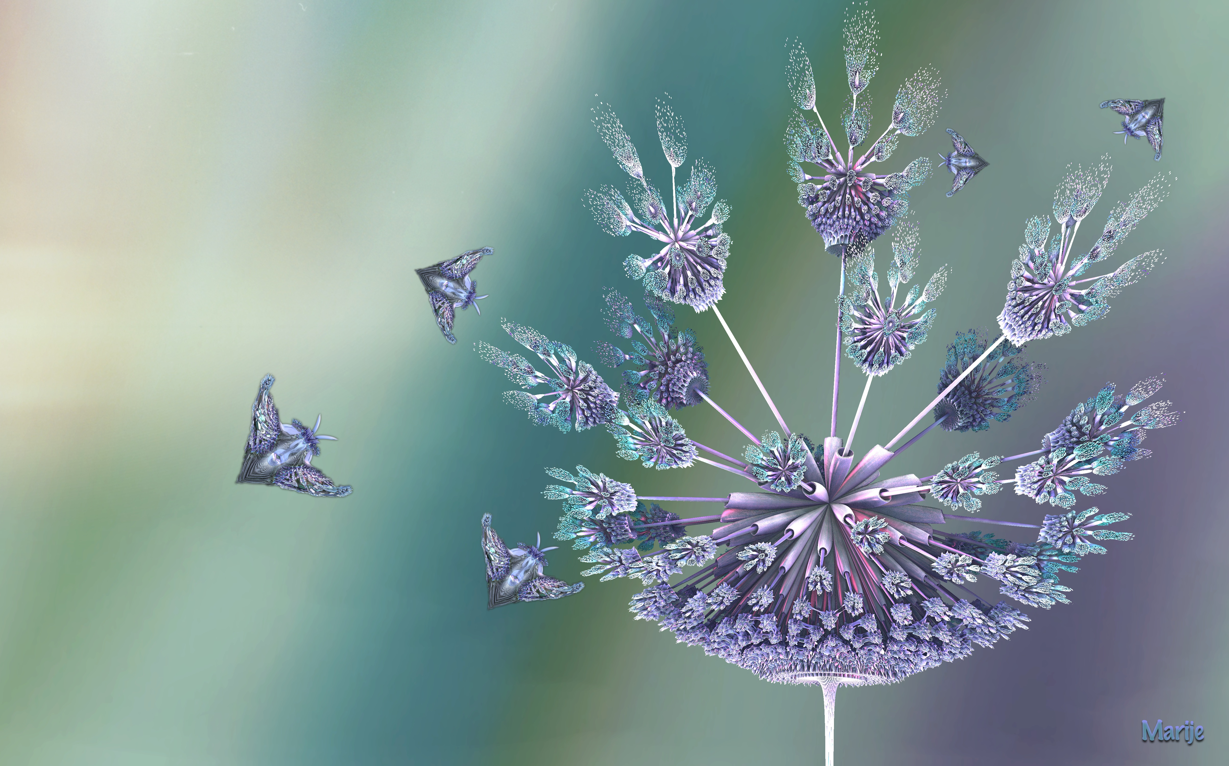 Download Flowers And Butterflies By Marijeberting On Deviantart