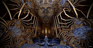 Queen Marie-Antoinette in Palace of Versailles ...