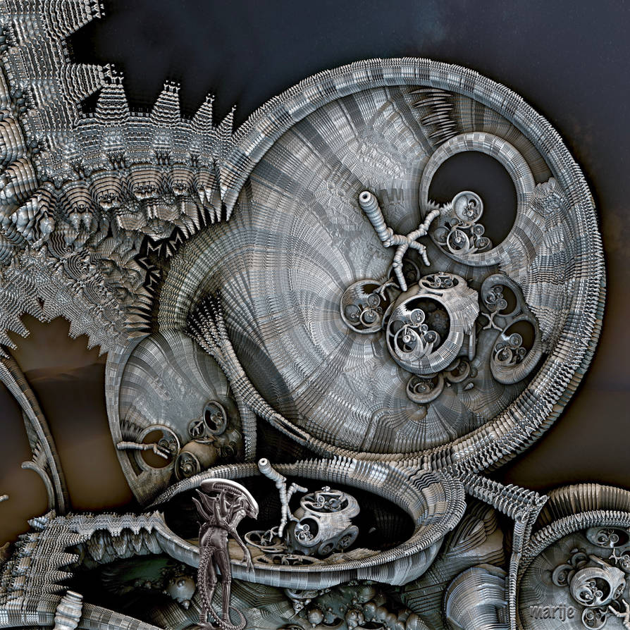 Alien Clockwork ... by marijeberting on DeviantArt