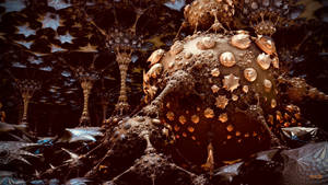 Golden Fractal Bulb ...