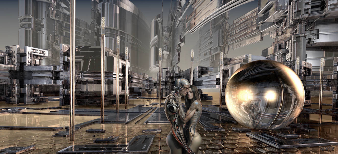 Cyborg City ... by marijeberting on DeviantArt