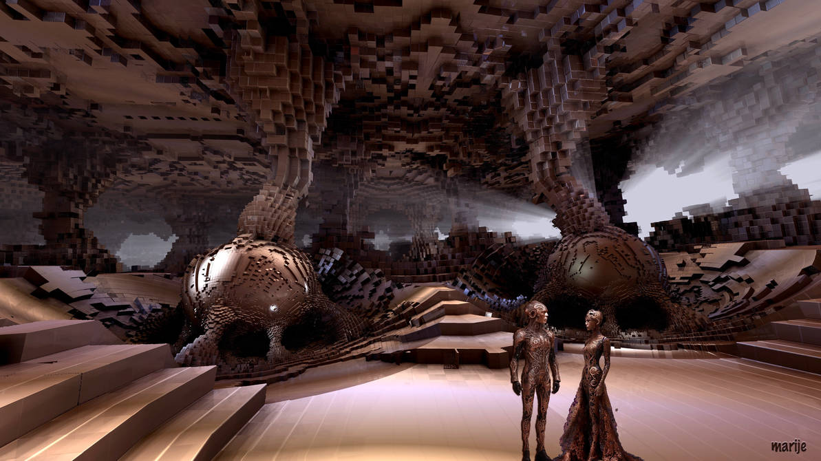 Cyborg World ... by marijeberting on DeviantArt