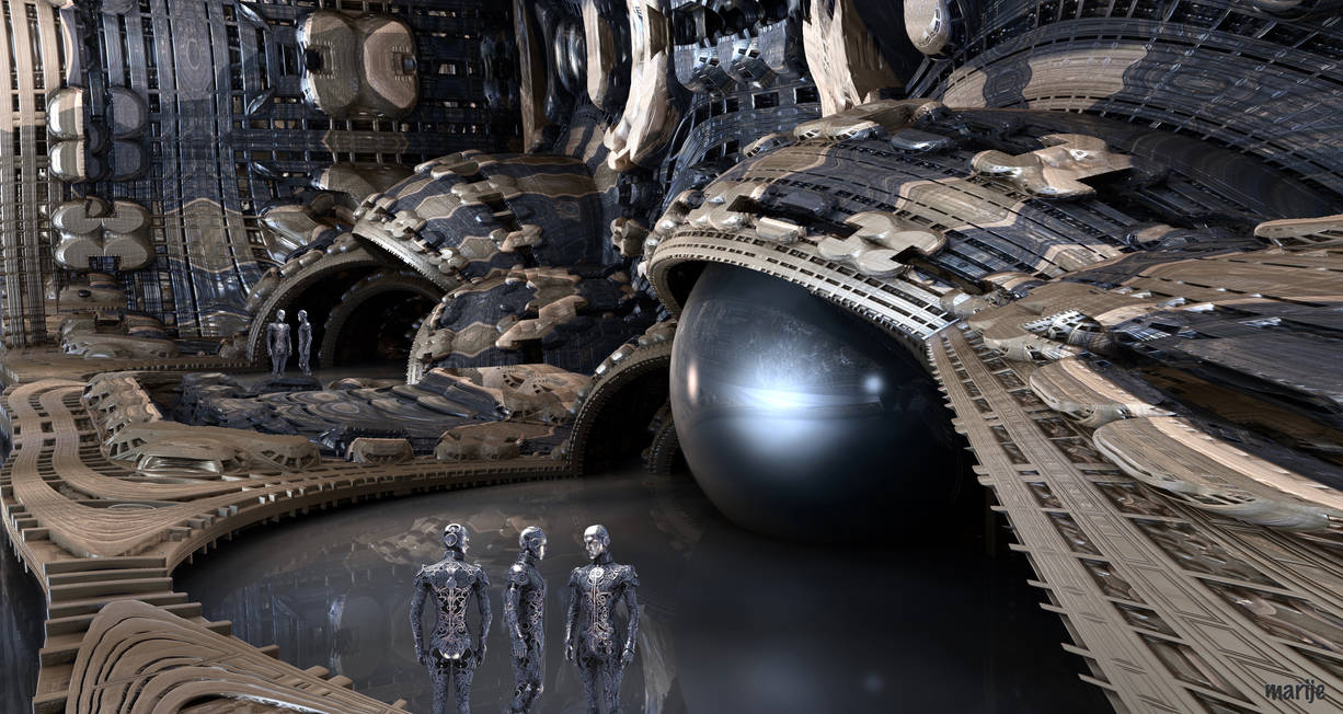 Cyborg City ... by marijeberting on DeviantArt