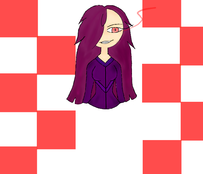 The Villain With The Dark Purple Hair By Fire Butterfly On
