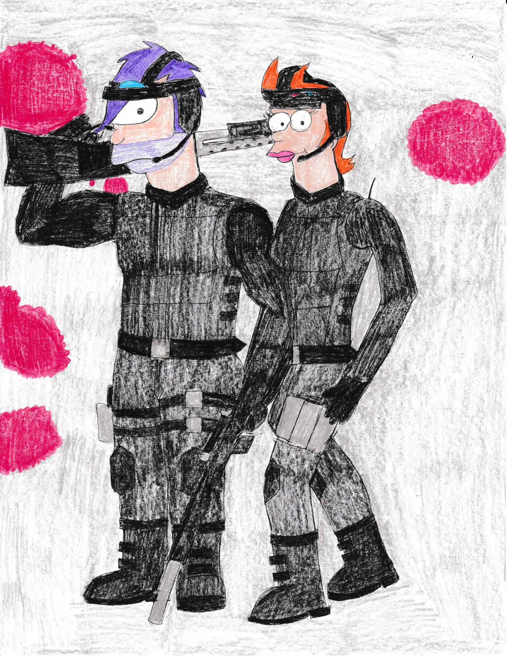 Corporals Frylina + Leelo by Spaceman130