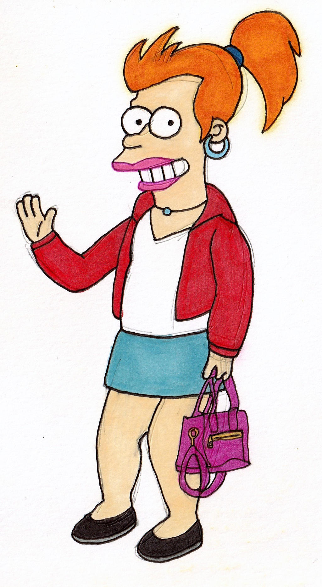 Deviantart Fry Feminine Fry by Spaceman130 on DeviantArt