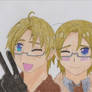 Hetalia- America And Canada