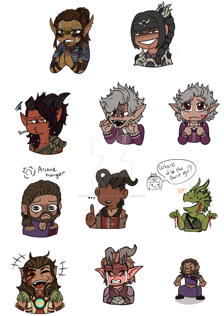 BG3 Random Expressions Challenge by Dark-Videogamer on DeviantArt