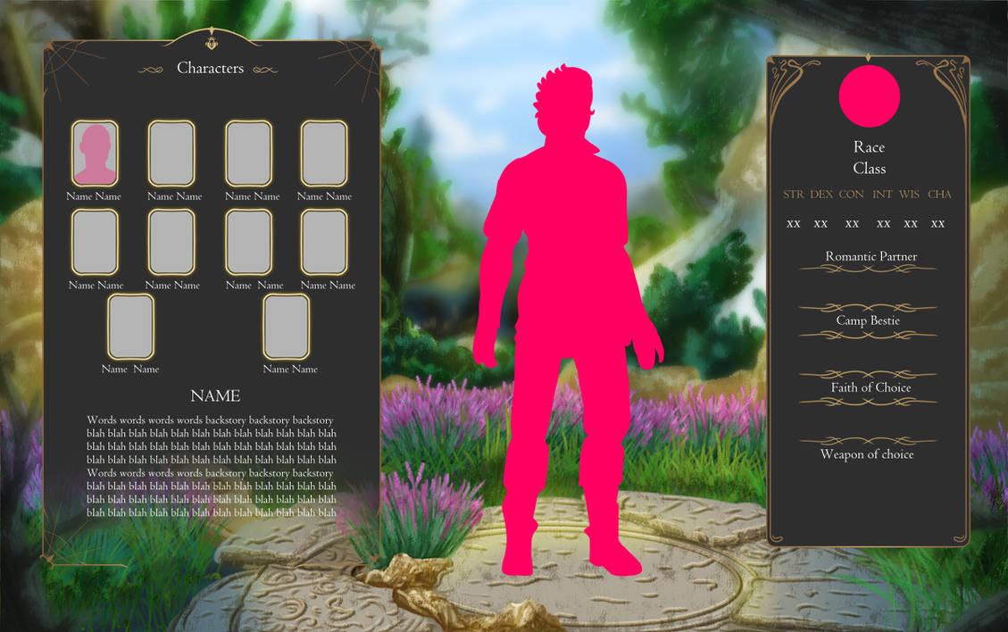 BG3 Character Select Template for Tavs by DarkVideogamer on DeviantArt BG3 Character Select Template for Tavs by DarkVideogamer on DeviantArt
