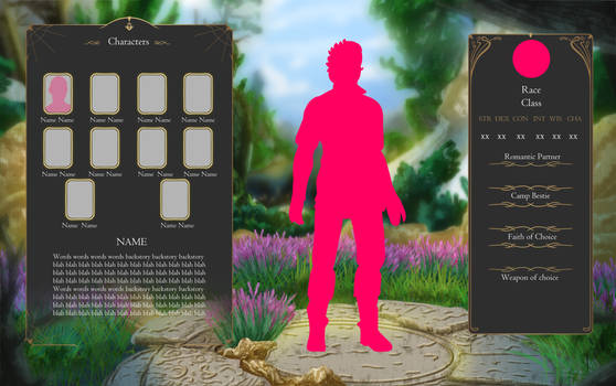 Character Select Roster Template Explore the Best Templatesai Art | DeviantArt
